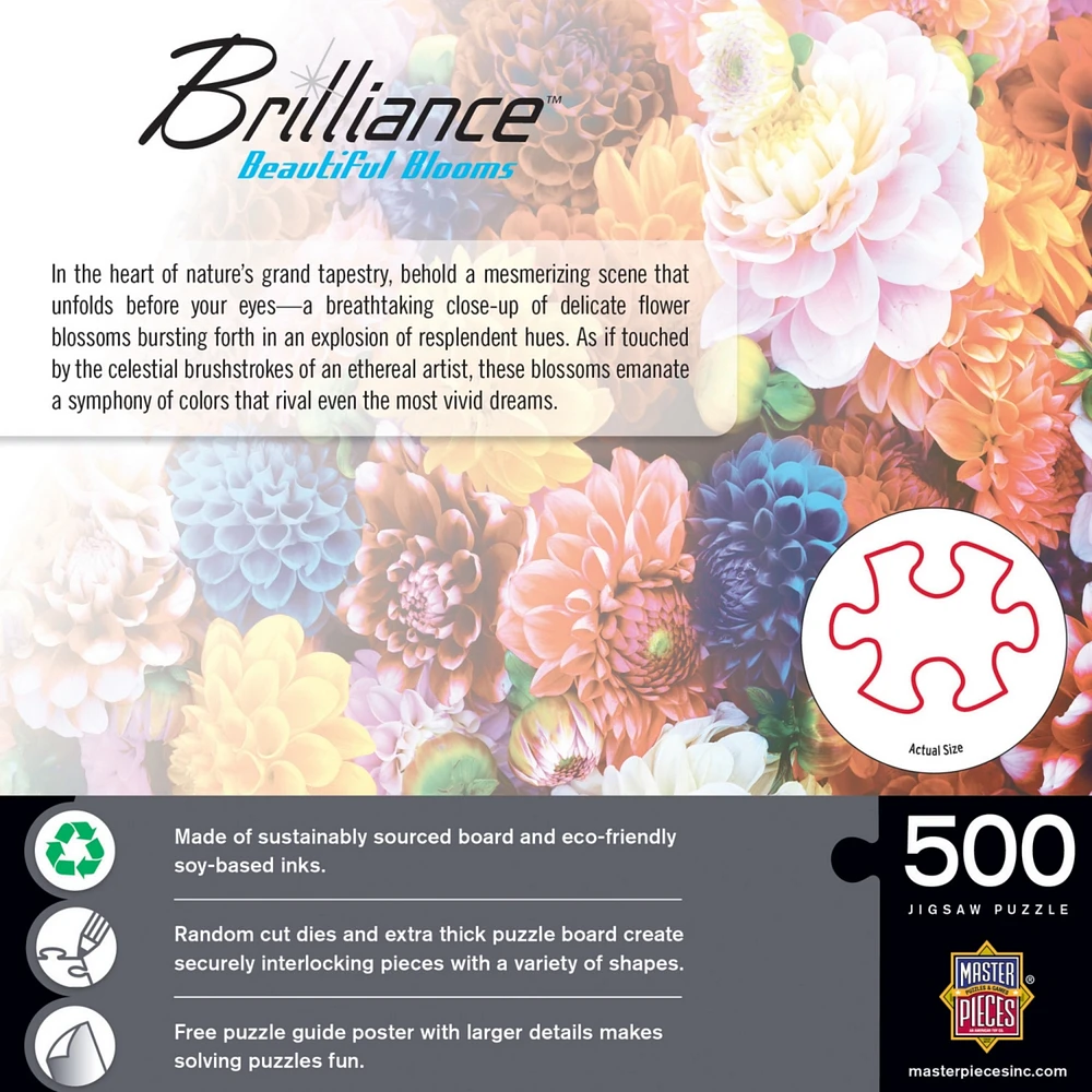Brilliance - Beautiful Blooms 550 Piece Adult Jigsaw Puzzle
