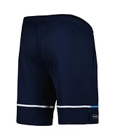 Men's New Era Navy Tennessee Titans Combine Authentic Rusher Training Shorts