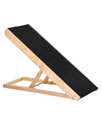 Pet Ramp Foldable Adjustable Bed Steps for Dogs & Cats