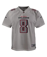 Big Boys Nike Kyle Pitts Gray Atlanta Falcons Atmosphere Game Jersey