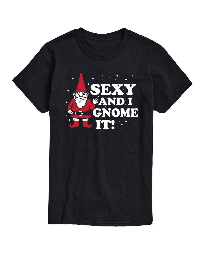 Airwaves Men's Sexy and I Gnome It Short Sleeve T-shirt
