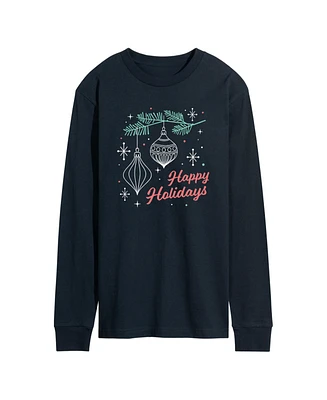 Airwaves Men's Happy Holidays Long Sleeve T-shirt