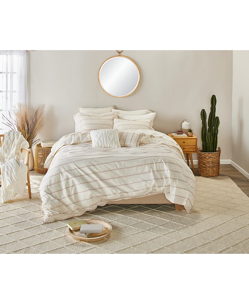 Splendid Elliot Stripe 3 Piece Duvet Cover Set