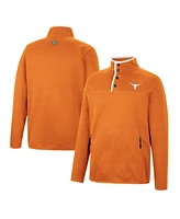 Men's Colosseum Texas Orange Texas Longhorns Rebound Quarter-Snap Jacket