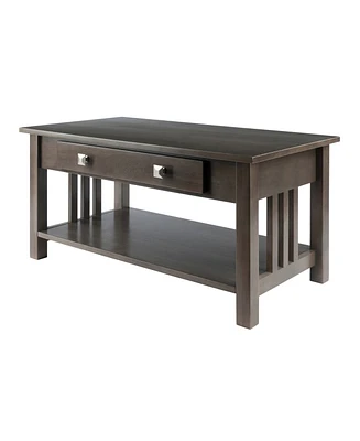 Winsome Stafford 18.11" Wood Coffee Table