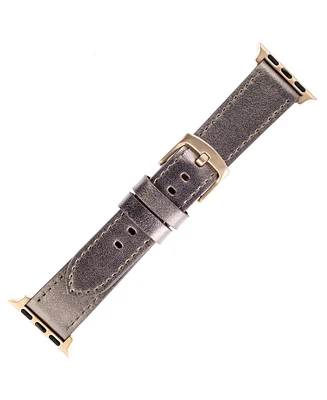 WITHit Metallic Genuine Leather Band designed for Apple Watch 42mm (Series 10) & 38/40/41mm