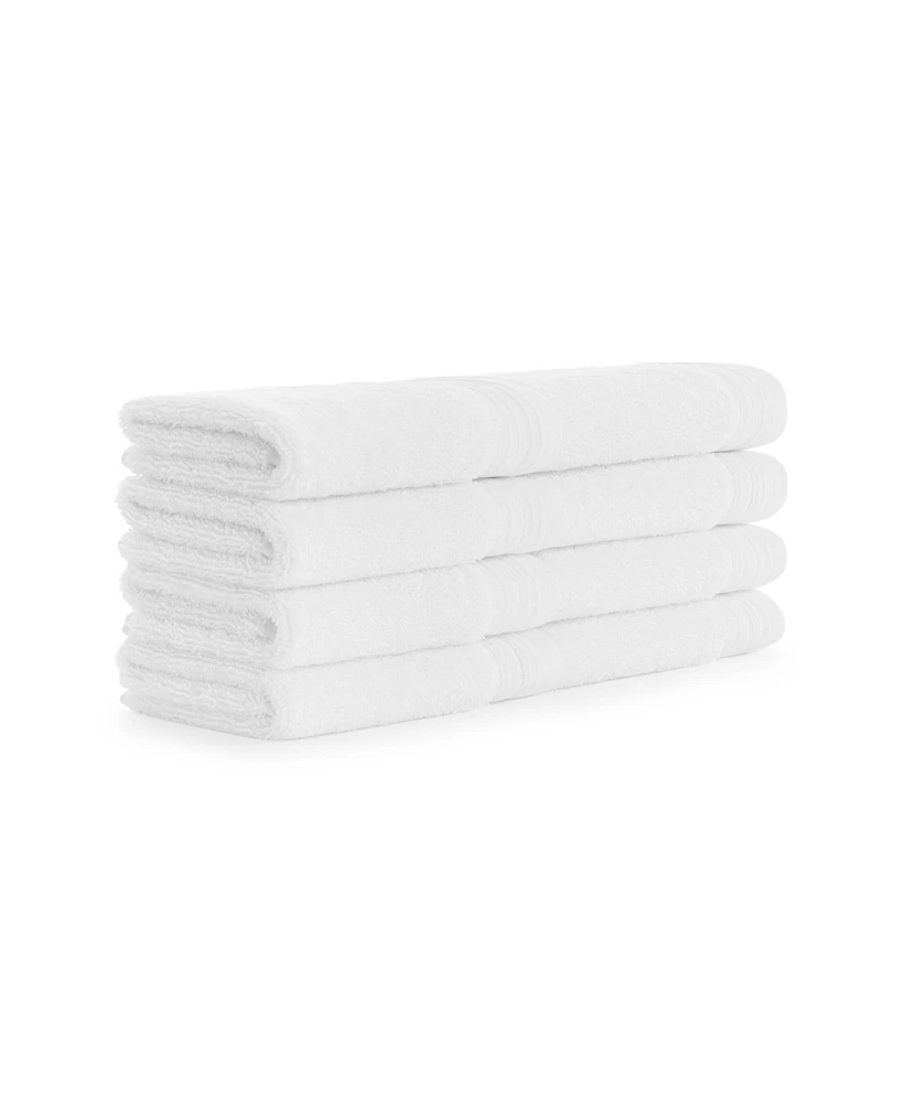 Aston and Arden Anatolia Turkish Washcloths (8 Pack), 13x13, 600 Gsm, Woven Linen-Inspired Dobby, Ring Spun Combed Cotton, Low Twist