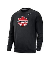Men's Nike Black Canada Soccer Fleece Pullover Sweatshirt