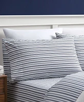Nautica Coleridge Stripe Cotton Percale 3-Piece Sheet Set