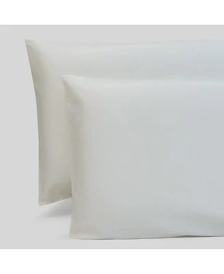 Fabdreams Organic 300 Thread Count Certified Organic Cotton Percale Pillowcase Set of 2