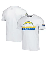 Men's Pro Standard White Los Angeles Chargers Mash Up T-shirt