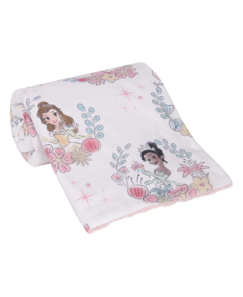 Lambs & Ivy Disney Princesses Baby Blanket - Ariel,Snow White,Cinderella,& more