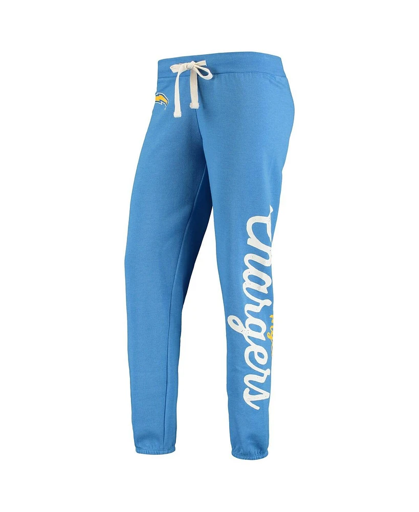 Women's G-iii 4Her by Carl Banks Powder Blue Los Angeles Chargers Scrimmage Pants
