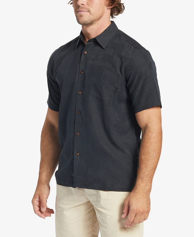 Quiksilver Waterman Men's Manele Bay Short Sleeves Shirt