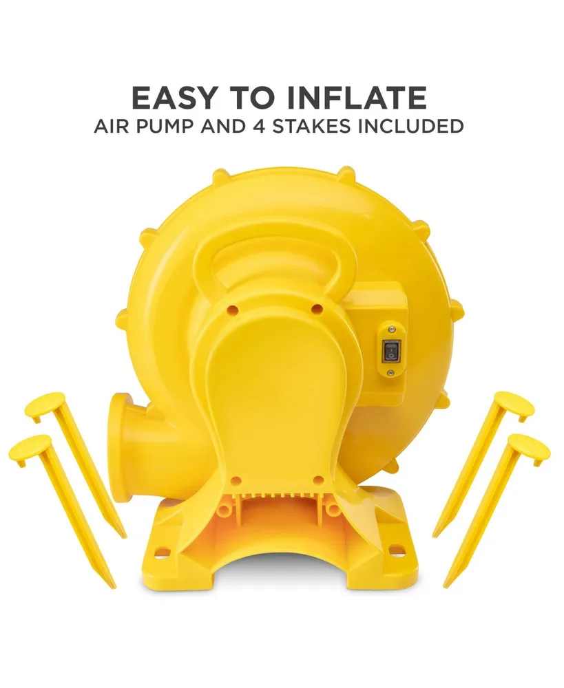Sunny & Fun Inflatable Water Slide with Bounce House & Splash Pool