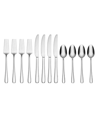 Oneida Waverly 12 Piece Everyday Flatware Set
