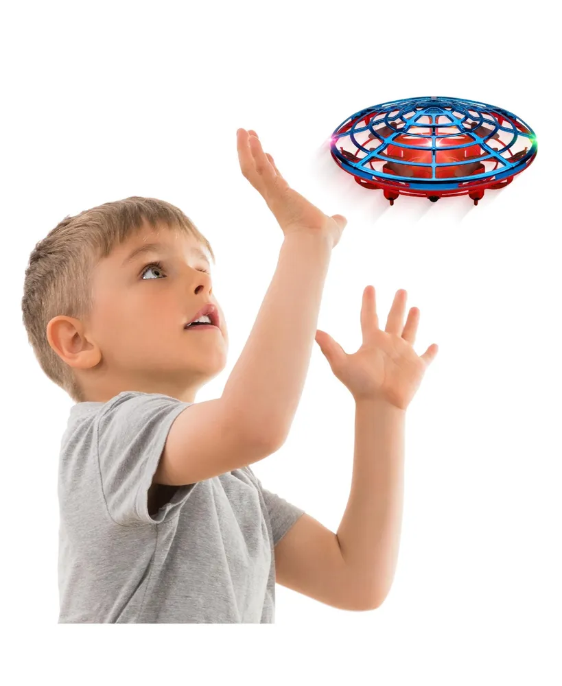 Force1 Scoot Combo Hand Operated Drone for Kids or Adults - Red And Blue
