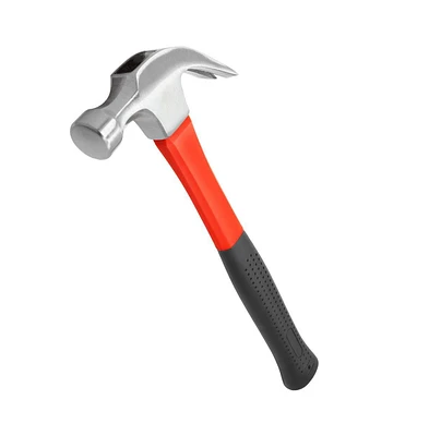 Powerbuilt 16 Ounce Claw Hammer with Nail Puller and Comfort Grip