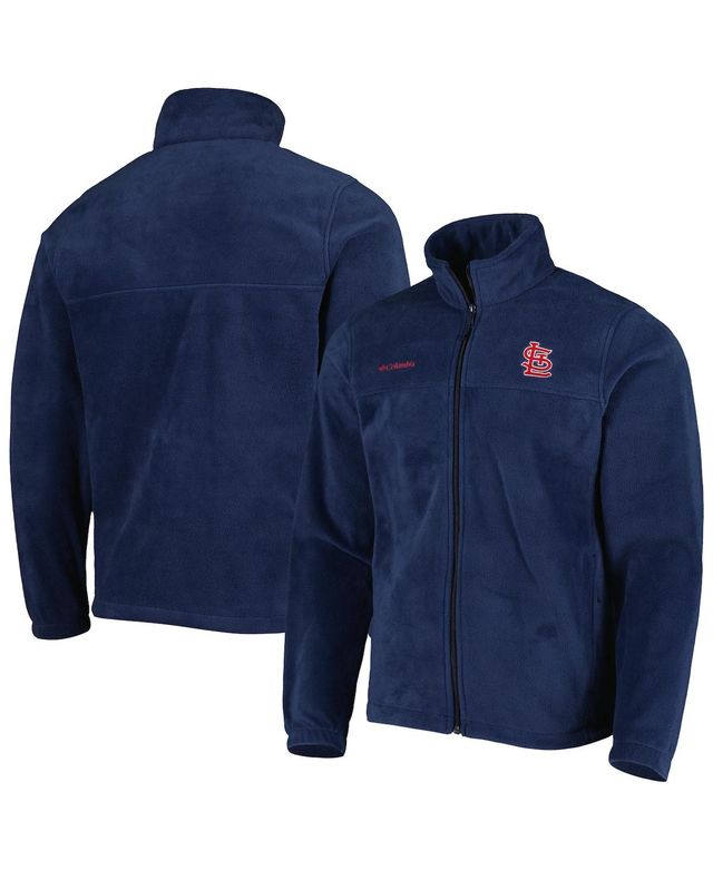 Men's Columbia Navy St. Louis Cardinals Steens Mountain Full-Zip Jacket