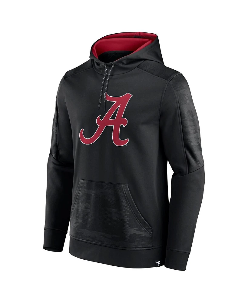 Men's Fanatics Black Alabama Crimson Tide On The Ball Pullover Hoodie