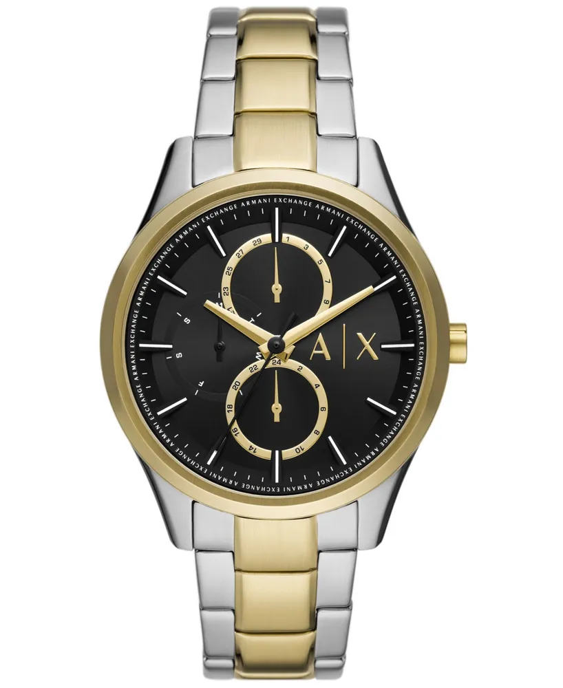 A|X Armani Exchange Men's Multifunction Two-Tone Stainless Steel Bracelet Watch, 42mm