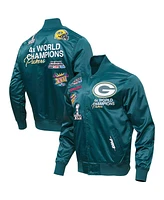 Men's Pro Standard Green Bay Packers Championship Satin Full-Snap Varsity Jacket