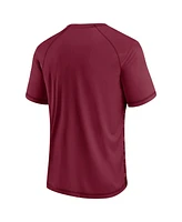 Men's Fanatics Burgundy Washington Commanders Hail Mary Raglan T-shirt