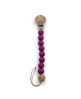 Kanga Care Baby Boys Silicone & Wood Paci Clip