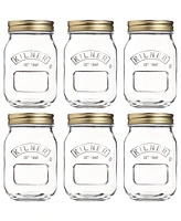 Kilner Canning Jar 17 oz, Set of 6