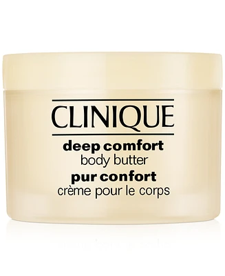 Clinique Deep Comfort Body Butter Cream with Shea Butter, 6.7 oz