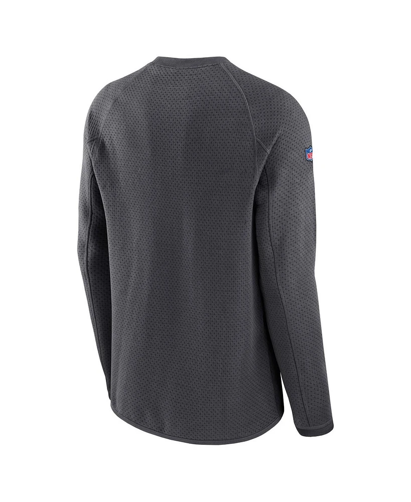 Men's Nike Anthracite Kansas City Chiefs Super Bowl Lvii Opening Night Performance Pullover Sweatshirt