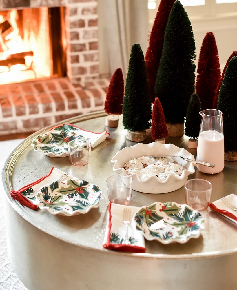 Coton Colors by Laura Johnson Balsam and Berry Napkin Set/4