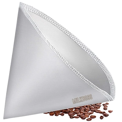 Milk Boss Pour Over Permanent Paperless Reusable Coffee Filter