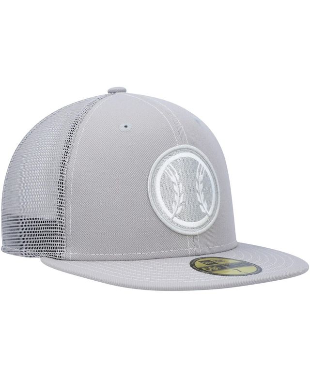 Men's New Era Gray Milwaukee Brewers 2023 On-Field Batting Practice 59FIFTY Fitted Hat