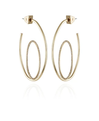 Vince Camuto Orbital Double Hoop Earrings