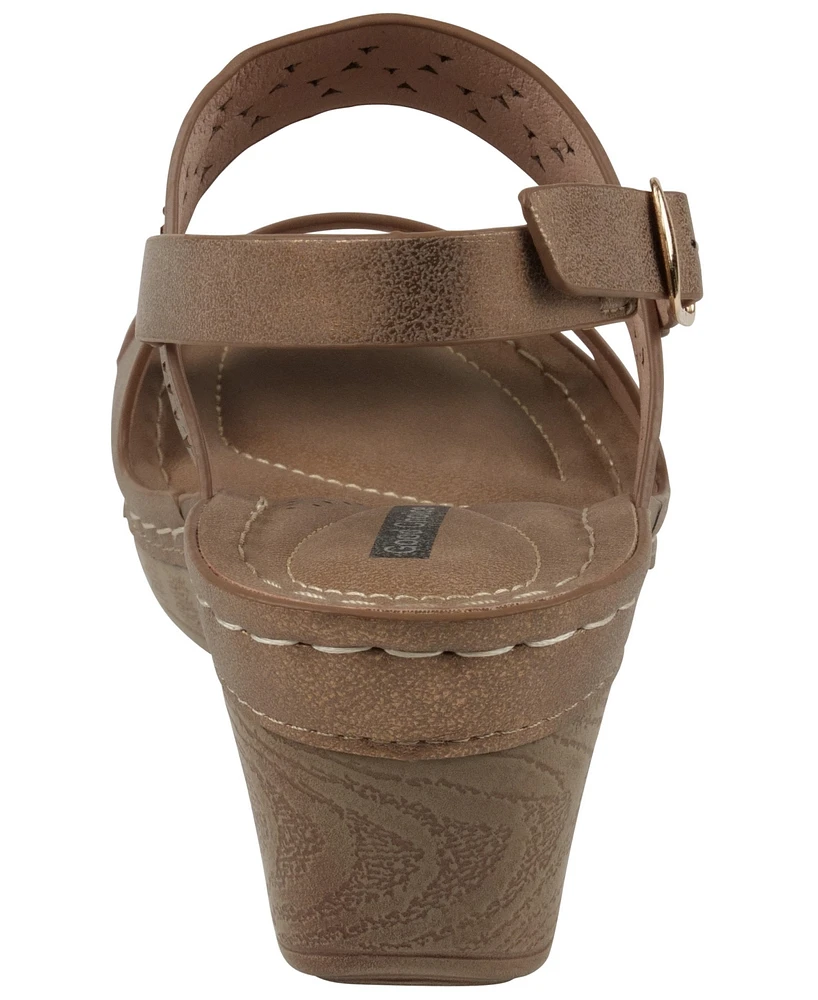 Gc Shoes Women's Foley Comfort Wedge Sandals