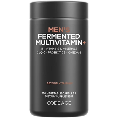 Codeage Men s Daily Multivitamin Supplement, 25+ Vitamins & Minerals For Adults, Organic Whole Foods Vitamins For Men, Vitamin A, B Vitamins, Vitamin