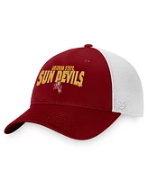 Men's Top of the World Maroon Arizona State Sun Devils Breakout Trucker Snapback Hat