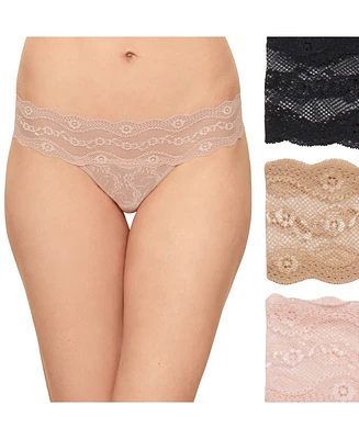 b.tempt'd by Wacoal Women's 3-Pk. Lace Kiss Bikini Underwear 970682