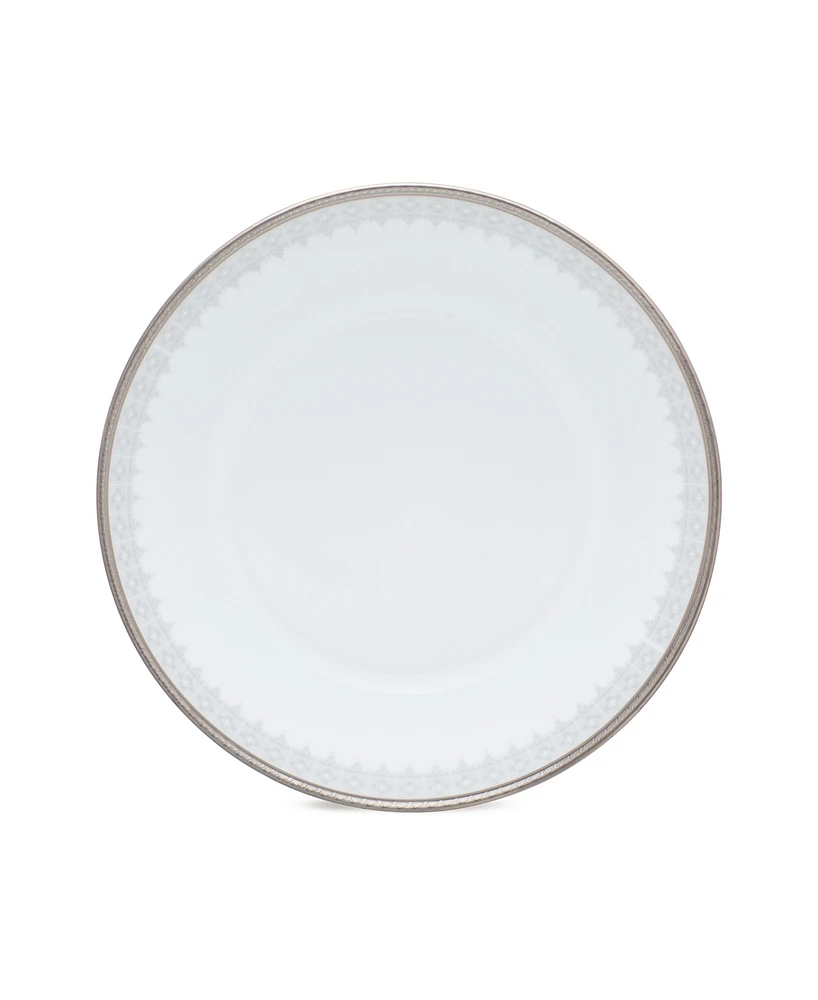 Noritake Silver Colonnade 4 Piece Soup Bowl Set, Service for 4
