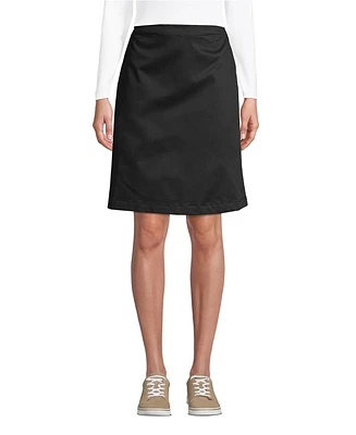 Lands' End Women's Blend Chino Skort Above Knee