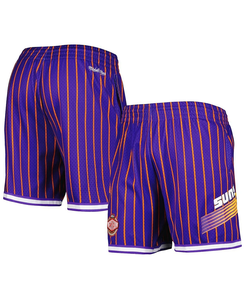 Men's Mitchell & Ness Purple Phoenix Suns City Collection Heritage Mesh Shorts