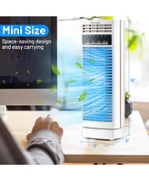 14'' Mini Oscillating Tower Fan Electric Desk Fan w/3 Speed & Timer