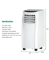 5500 Btu (8000BTU Ashrae) Portable Air Conditioner & Dehumidifier Function Remote