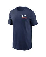 Men's Nike Navy Detroit Tigers Over the Shoulder T-shirt