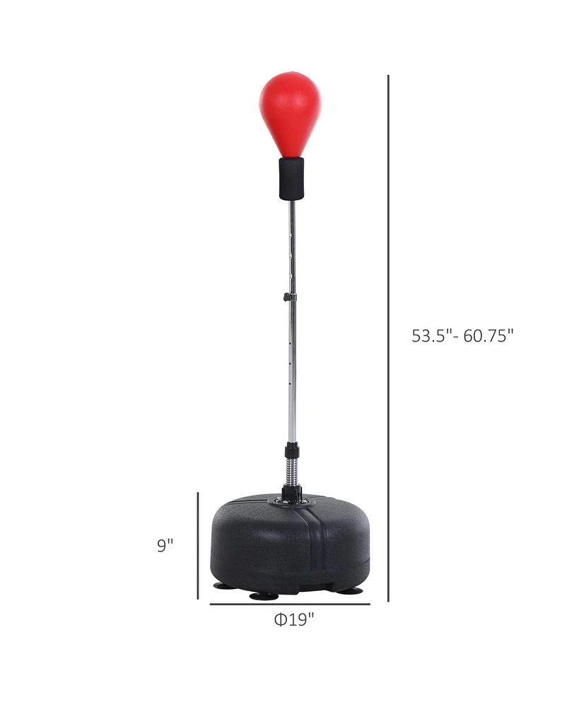 Soozier Boxing Ball Set Punching Free-Sd Spring Speed Stable Base Suction Cup