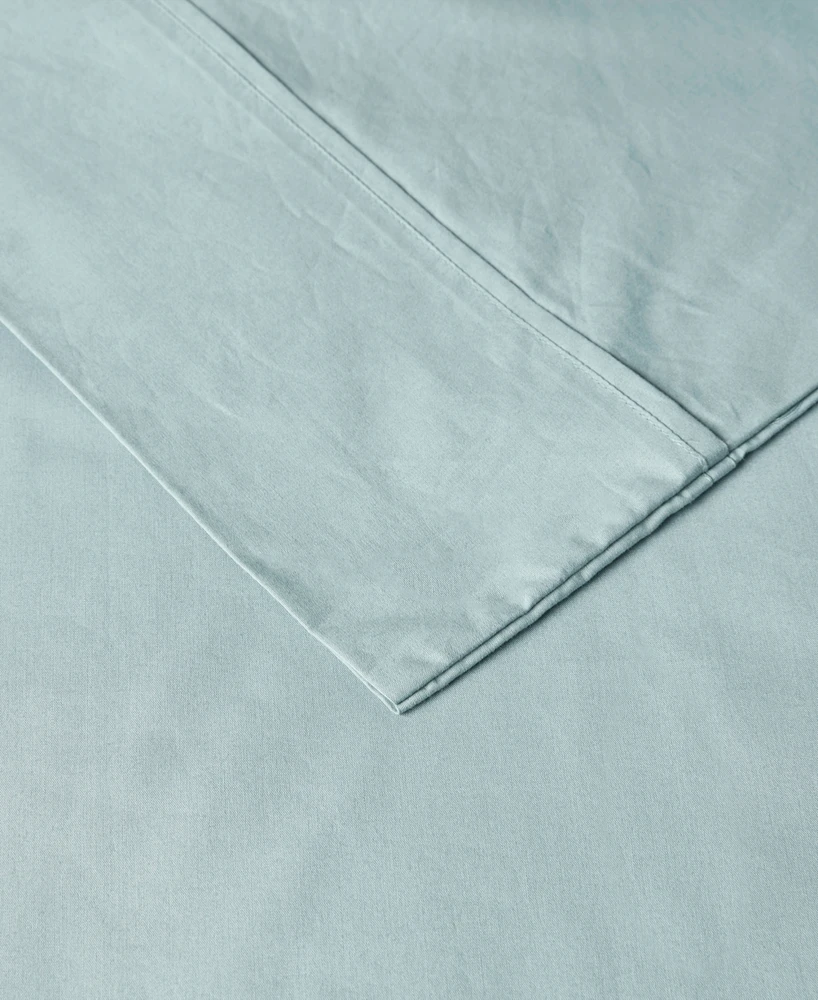 Madison Park Peached Cotton Percale -Pc. Sheet Set