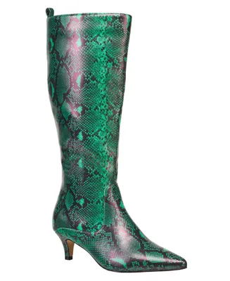 French Connection Women's Darcy Kitten Heel Knee High Boots