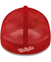 Men's New Era Red, White Washington Nationals 2023 On-Field Batting Practice 39THIRTY Flex Hat