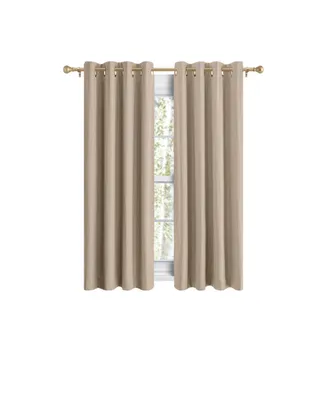 Ricardo Grand Pointe Grommet Panel w/Wand Curtain 54"W x 45"L